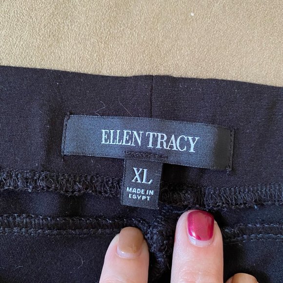 Ellen Tracy, XL Fitted Black Pant - Picture 2 of 2